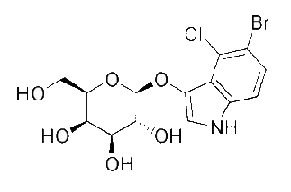Chemical structure of X-Gal
