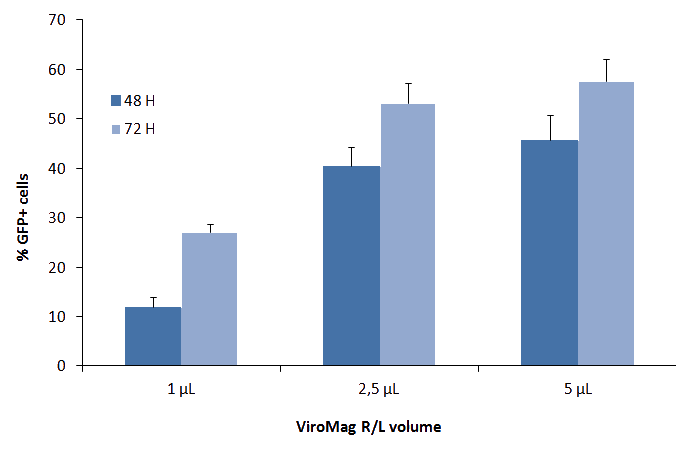 ViroMag RL Transduction results